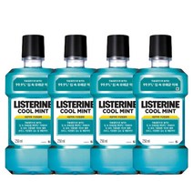 리스테린 쿨민트 세균억제 구강청결제, 250ml, 4개