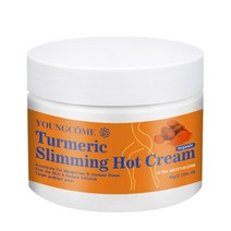 셀룰라이트 크림 없애는방법 피하지방 제거 심황 슬리밍 핫 바디 복부 연소 체중 감소, 60g