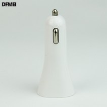 DFMEI 다기능 차량용 충전 화이트 빅 스피커 듀얼 USB 포트 기전기, 1A블랙, 하나