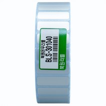 북원라벨 은무지 30X10mm 지관40mm 은무데드롱 BLS-301040