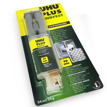 UHU Epoxy Endfest Plus – Two Part Adhesive - Solvent Free – 24ml, 1