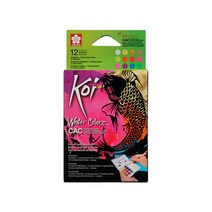 SAKURA 코이 워터칼라 CAC 수채 팔레트 세트, 12색