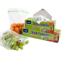 보드미_리빙 위생백 크린 이중 지퍼백 18cmX20cm 20매 X3개 식재료 보관, free, 본상품선택