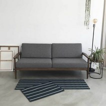 [베이직팩토리] 데리안 스트라이프 러그 50x70
