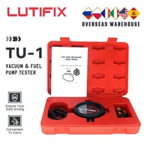 LUTIFIX TU-1 HFS R 기화기 카브 밸브 연료 펌프 압력 및 진공 테스터 게이지 테스트 키트, 단일옵션