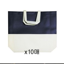 씨즌M닷컴 투톤부직포쇼핑백 타포린 베이지 소 32x28 TBG1 10매