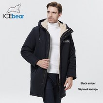 남자니트패딩 남성겨울점퍼 ICEbear 남성용 겨울 재킷 세련된 방풍 및 따뜻한 코트 남성 브랜드 파카 중간 길이 캐주얼 코튼 MWC20887D 2022