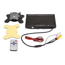 차량모니터 후방카메라모니터 미러링모니터 NEW-12V-24V 자동차 cctv에 대 한 7 인치 TFT LCD 컬러 HD 모니, 01 black