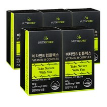 뉴트리코어 비타민B 컴플렉스 1000mg 60정 5개, 상세페이지 참조, 상세페이지 참조, 상세페이지 참조, 상세페이지 참조, 상세페이지 참조