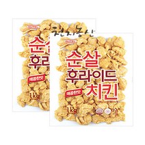 오뗄 순살 후라이드 치킨 1kgx2봉, 2팩