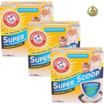 라이브잇 암앤해머 고양이 슈퍼스쿠프 언센티드 무향, 39개, 6.35kg