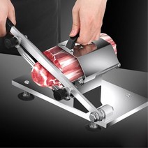 키알리 가정용 스텐 육절기 절단기 냉동 고기 슬라이서 고기 자르는 기계 작두 (날길이 17/20cm), 사이즈, 17cm, 1개