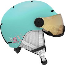 스노보드 헬멧살로몬 (SALOMON) 스키 헬멧 스노우 보드 헬멧 GROM VISOR (그롬 바이저) 키즈 S ~ L, 03 글로시/핑크_01 S_01 그롬 바이저
