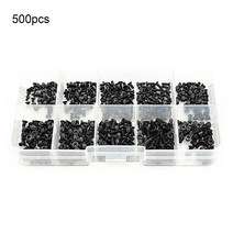 OEM 500PCS 마이크로 KM침두십자나사 M2-M3시리즈 블랙 기어나사 배송 설치 도구, 1개