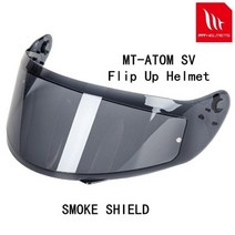 바이크용품 MT-V-16 쉴드 MT 헬멧 ATOM SV 교체 렌즈 원래 부품 내부 선글라스, smoke