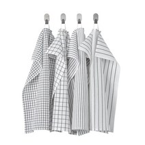 이케아 쉐프 행주 티타월 4P 세트 45x60cm 린니그 RINNIG, 1set