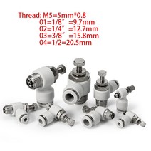 화이트 에어 피팅 공압 호스 1/4 1/2 6mm 8mm BSP 스레드 퀵 커넥터 커플링 기관 tpu pvc 실리콘 재질, [19] 12-04 (12mm-1l2), [06] SL, 06 SL