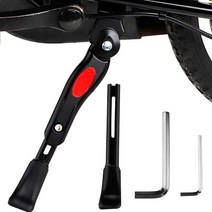 자전거 스탠드 센터 킥 자전거용 16 인치 18 20 대응 라이트 로드 크로스 산악 블랙, 상세페이지 참조