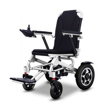 전동휠체어 노인 장애인 경량 접이식 전동휠체어 재활보행기, 호화형 12A 20km 리튬