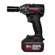 [우틸하우스] 크레스 충전 임팩 렌치 KU270 20V 4.0Ah 배터리 2개 포함 풀세트 오토스탑 렌치 무선 브러쉬리스