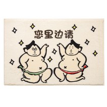 화장실발매트 욕실 바닥 매트 발 목욕 입구 문 카펫 도어 물 흡수성 미끄럼 방지 만화 캐릭터, 30. 100CM×150CM 큰 사이즈로 주문해주세요.