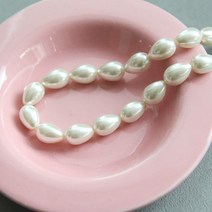 크리스탈 진주드롭 한줄 귀걸이재료 팔찌만들기 부자재 물방울진주 재료