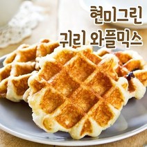 [현미그린]귀리 와플믹스 28g x 12봉, 1세트