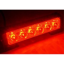 화물차 LED바 써치 라이트 싸이키 레드 12V 24V 오프로드 덤프트럭 공사차 굴삭기 경광등 렉카차 차량 트랙터 자동차 용달차 추레라 등