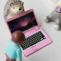 미니사이즈 장식소품 노트북미니어쳐 소품샵 장식모형, 블랙