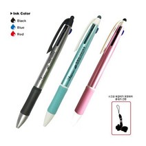 3던트 터치3색 목걸이펜 1.0mm 색상랜덤(볼펜심검정)사무용품 학용품 필기도구 필기구 볼펜 멀티펜 유성 중성 수성 볼펜리필, 본상품