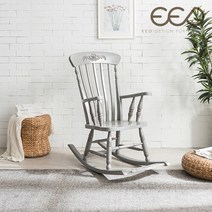 [이드가구] 프렌치 빈티지 엔틱가구 그레이 엔틱 흔들의자 R1326, 단품