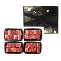 소소한돈가 미국산 초이스 LA찜갈비 기름제거 800g 4팩 총 3.2kg 선물세트