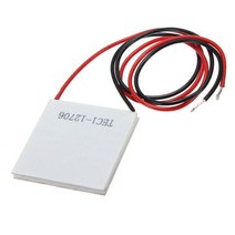 12V 5.8A 65W TEC1-12706 열전 쿨러 냉각 펠티어 플레이트 모듈 40x40mm, 보여진 바와 같이, 하나