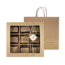 아로마키스 핸드메이드 천연비누 데일리 선물세트 답례품 선물포장 데일리세트, 데일리9구