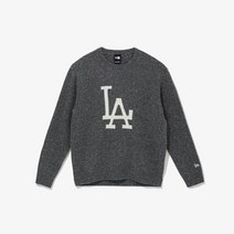 뉴에라 뉴에라 스웨터 MLB 레인보우 도트 LA 다저스 스웨터 그레이_K 13338657