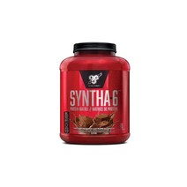 BSN SYNTHA 6 유청 단백질 분말 미셀라 카세인이 함유된 초콜릿 우유 분리 밀크쉐이크 97인분(포장은 다를 수 있음), 초콜릿 밀크셰이크, 48인분(1팩)