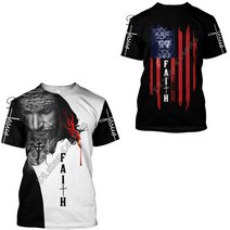 예수님 그리스도 PLstar Cosmos Christian olic Jesus R Streetwear 3DPrint Summer Casual Funny T-shirts, 13 T-shirts_07 XXXL