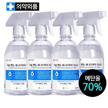 이숲 손소독제 스프레이형 뿌리는 500ml 4개 세트 살규소독제 pmch91*05085078FL, 1, 본상품선택