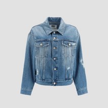 [메종마틴마르지엘라] [명품]여성 MM6 23SS 중청 데님자켓 S52AM0239 S305