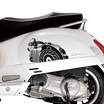 베스파 스티커 vsbs_108, 오렌지색, 1개