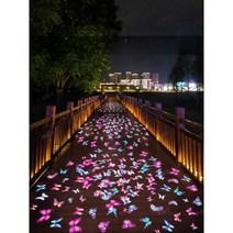 3D 다이나믹 프로젝션 특수효과 조명, 160W 회전 연꽃 물고기 + 물 패턴
