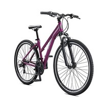 Schwinn GTX Comfort 성인용 하이브리드 자전거 남성 및 여성 듀얼 스포츠 700c 휠 경량 알루미늄 프레임, Purple_17.5-Inch Frame | Gtx 1
