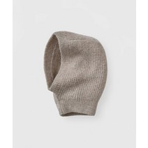 LAFUDGESTORE 부클레 니트 워머 바라클라바_Sand Beige Boucle Knit Warmer Balaclava_Sand