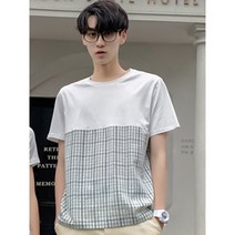 여름 커플 시밀러룩 그린 체크 원피스 세트