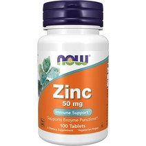 나우푸드 아연 50mg 타블렛, 100개입, 2개, 100정