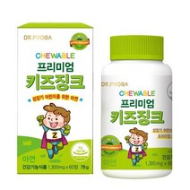 닥터프로바 프리미엄 키즈징크 아연 60정(1개월분) X 1개 772742