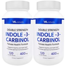 [미국빠른직구] 신제품 마이라이프 내추럴스 인돌-3-카비놀 400mg 120정 2병