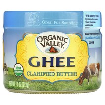 올가닉 벨리 퓨어리티 팜 기(Ghee) 정제 버터 212g(7.5oz), 7.5 온스