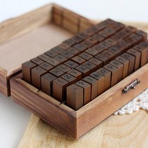 엔틱 알파벳 숫자 스탬프 도장 문구 학습디자인묵구 데코아이템 문자스탬프 영문 칭찬도장