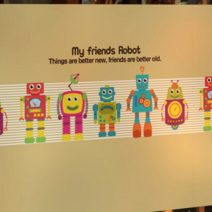 무점착투명시트_내친구 로보트01_A01_W90xH90cm, 본상품선택